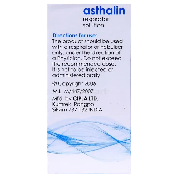 asthalin respirator solution 15 ml